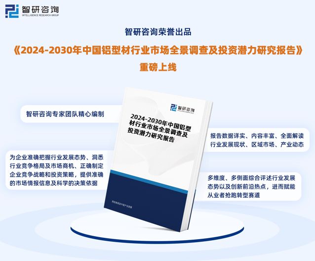 鋁型材行業(yè)現(xiàn)狀！2024年中國鋁型材行業(yè)市場研究報(bào)告（智研咨詢）
