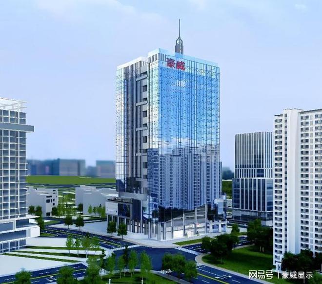 九游官網(wǎng)入口：來了！2024最火全息透明屏點亮豪威科技大廈打造商業(yè)宣傳新亮點(圖3)