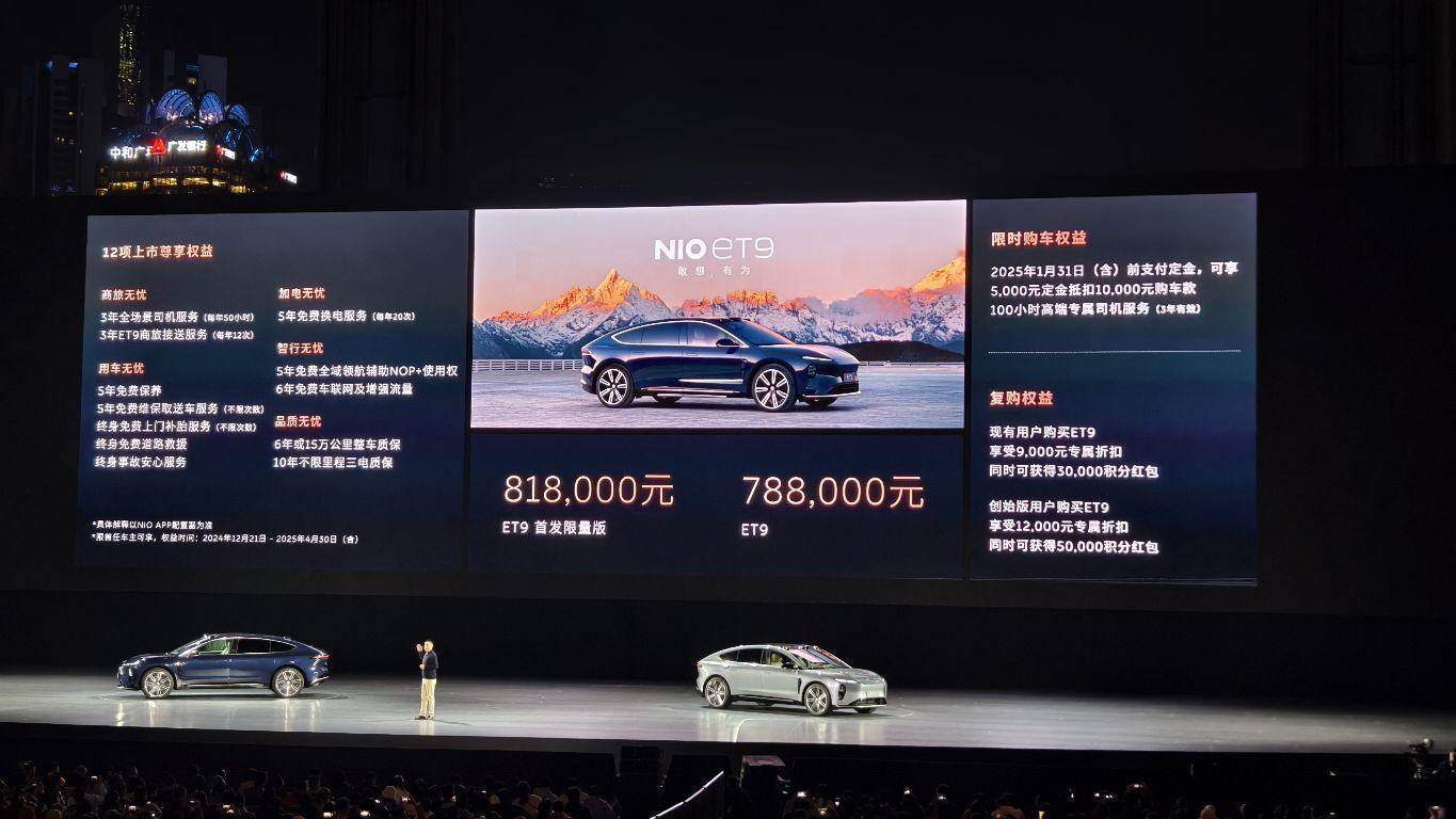 蔚來(lái)最貴的車和最便宜的車登場(chǎng)(圖2)