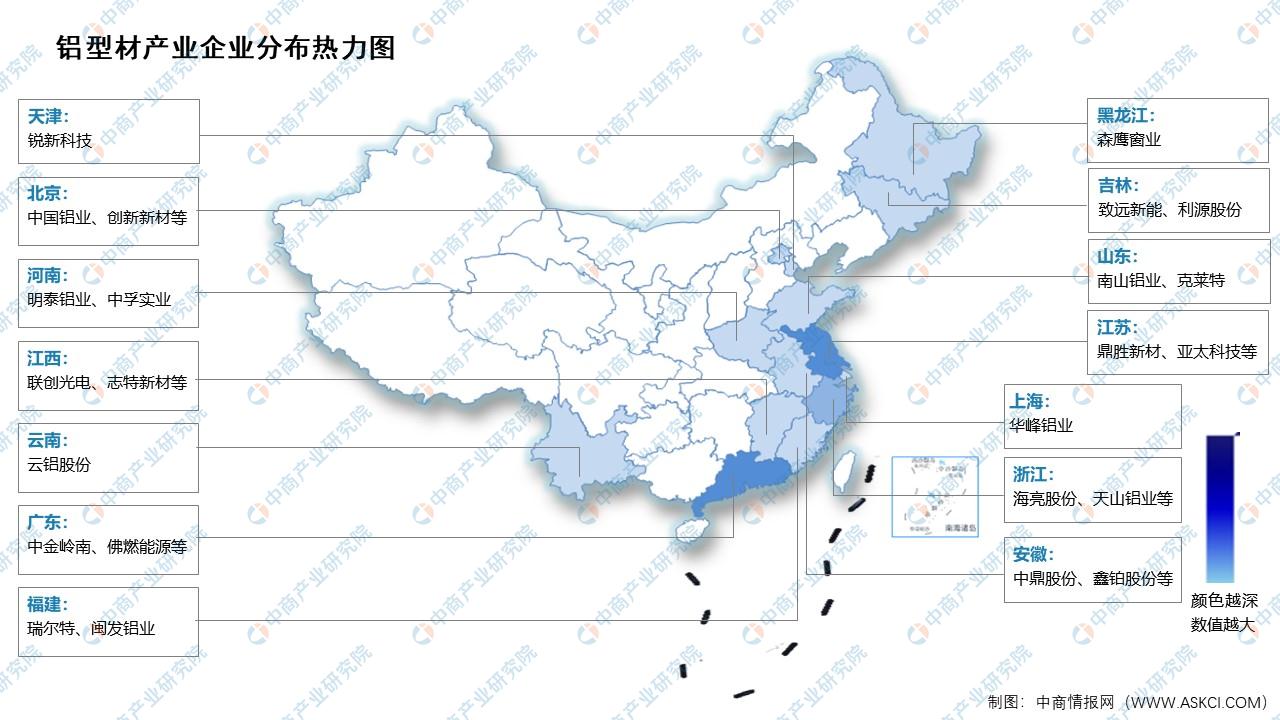 2024年中國鋁型材產(chǎn)量及企業(yè)分布情況預(yù)測分析（圖）(圖2)